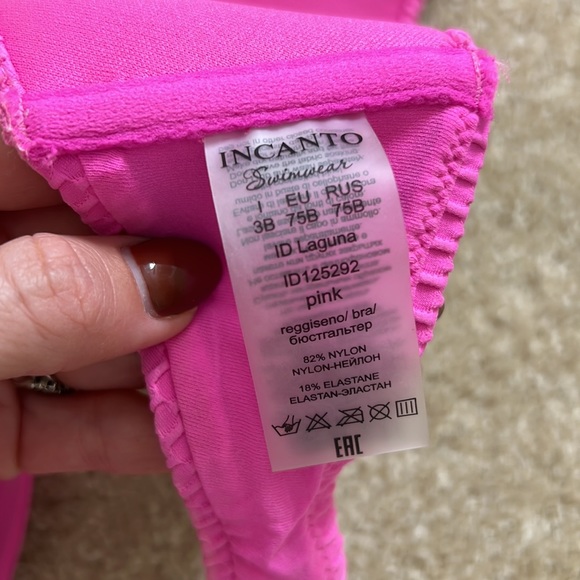 Pink color swimsuit/ top 3B, 75B + bottom 1/36 - Picture 5 of 5